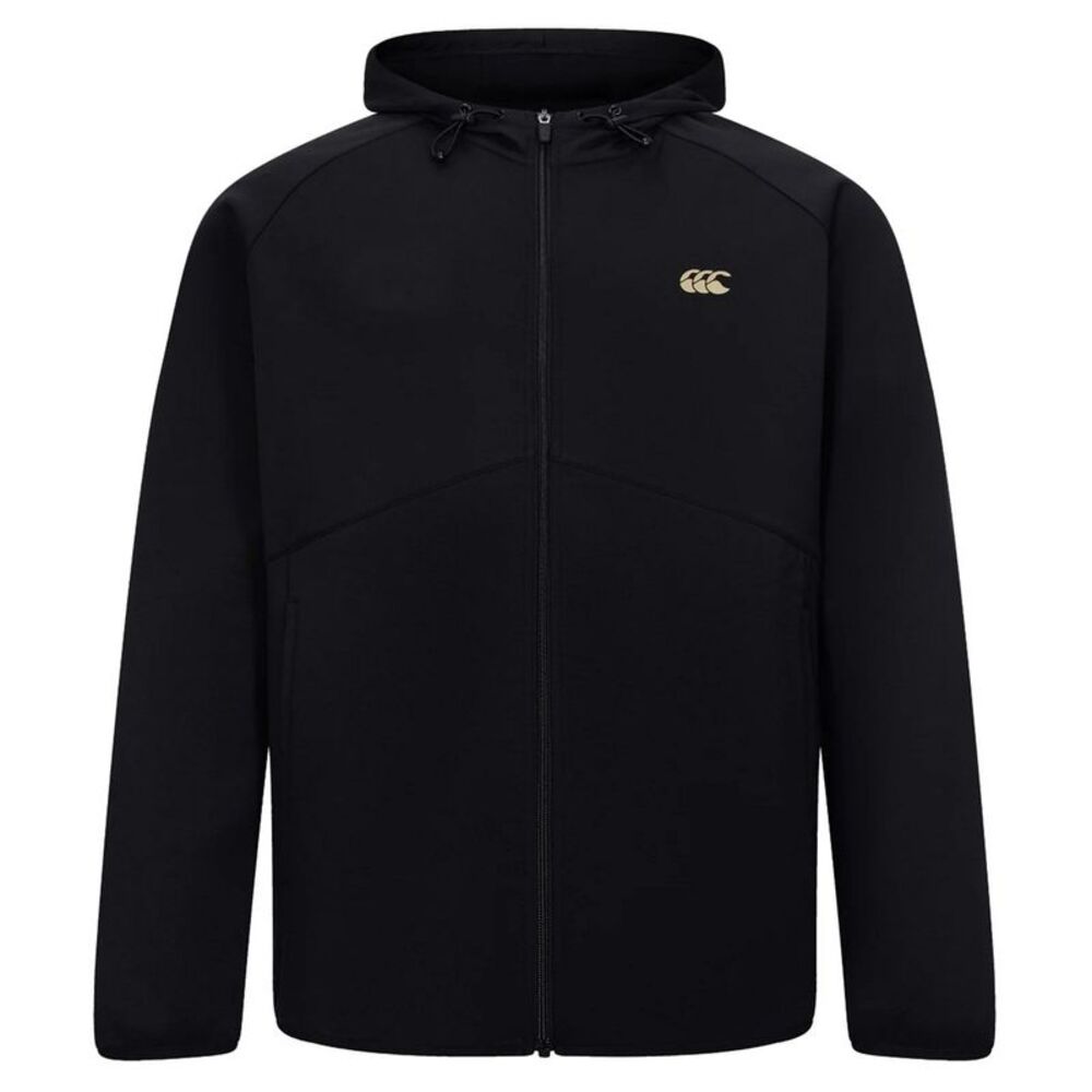 Canterbury Mens Tempo+ Stretch Full Zip Hoodie / Black